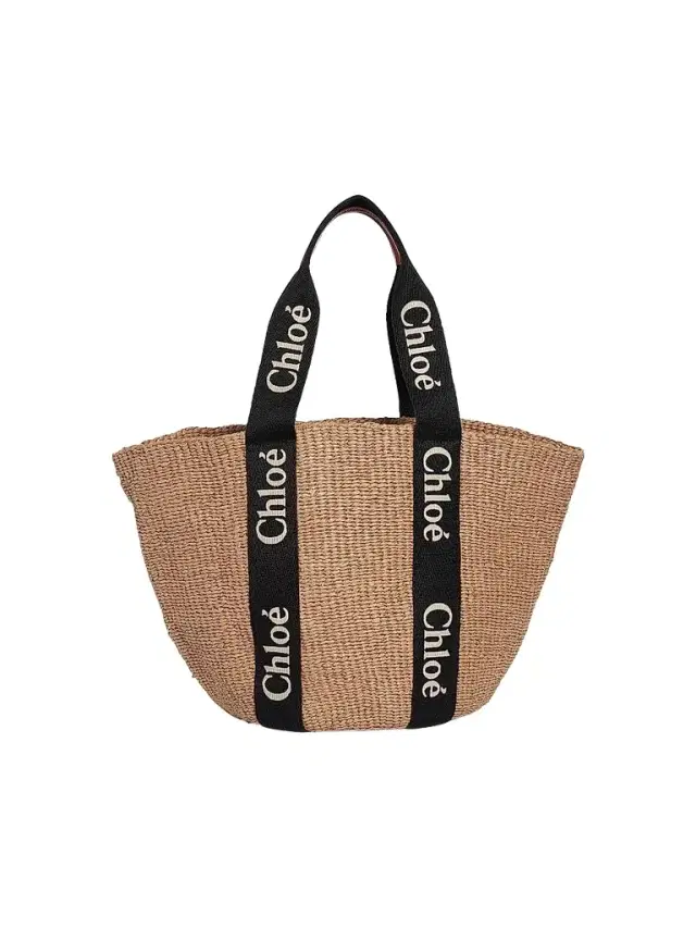 Chloé Women's Woody  Basket Tote Bag - Natural Black
