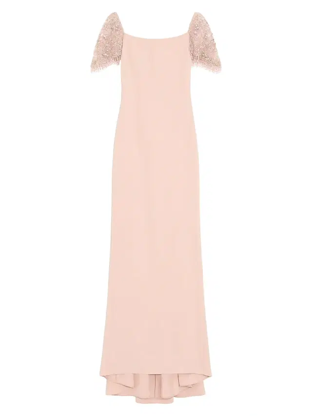 Valentino Garavani Women's Embroidered Couture Cady Long Dress - Pink
