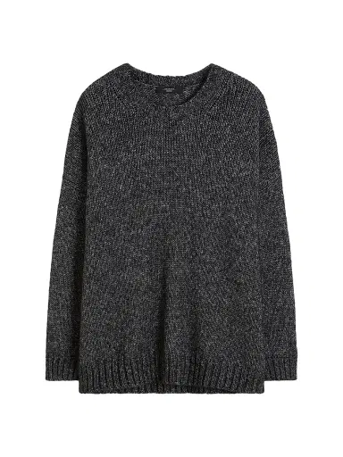 Weekend Max Mara Women's Oversized Mohair and Lurex Sweater - Dark Grey | Thumbnail 1