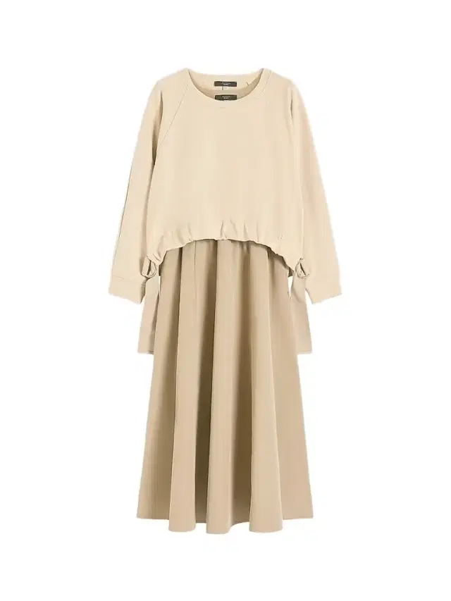 Weekend Max Mara Women's Technical Fabric and Cotton Dress - Hazelnut Brown