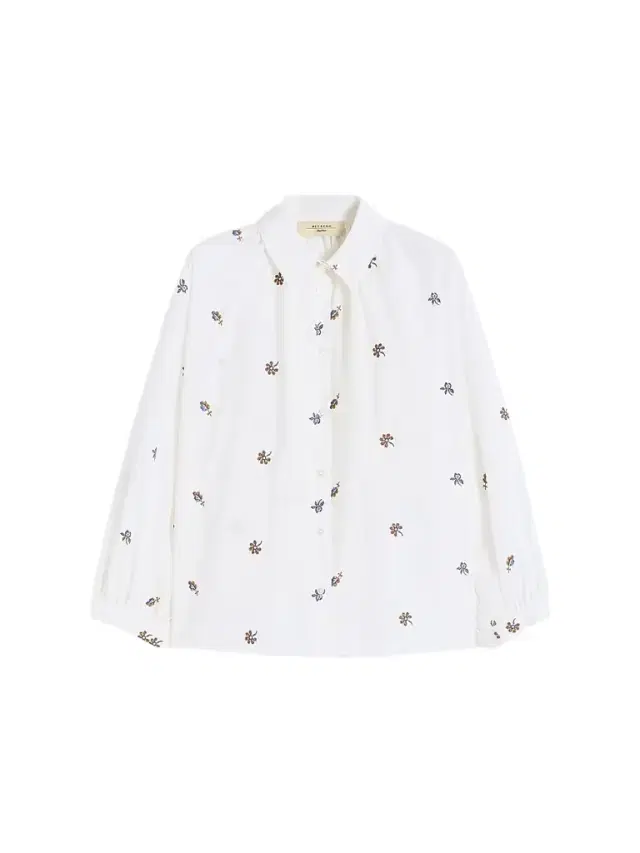 Weekend Max Mara Women's Poplin Shirt with Embroidery - White