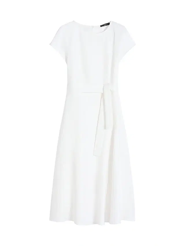 Weekend Max Mara Women's Linen Canvas Midi Dress - White
