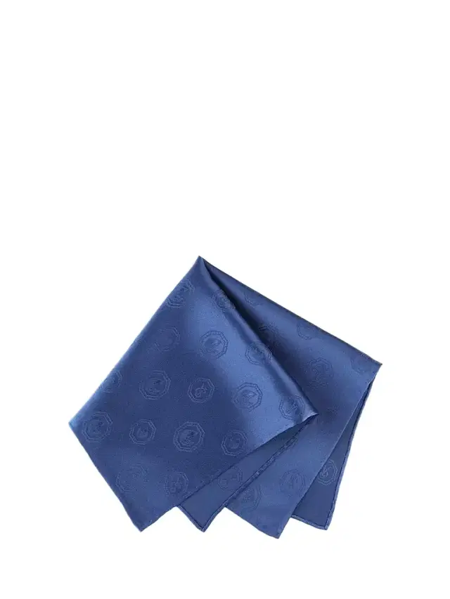 Stefano Ricci Men's Silk Pocket Square - Navy Blue