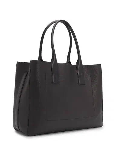 TOM FORD Men's Soft Grain Leather T-Line East-West Tote - Black | Thumbnail 3 TOM FORD Men's Soft Grain Leather T-Line East-West Tote - Black | Thumbnail 3