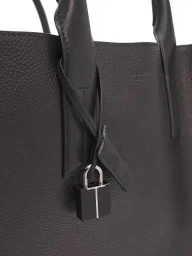 TOM FORD Men's Soft Grain Leather T-Line East-West Tote - Black | Thumbnail 5 TOM FORD Men's Soft Grain Leather T-Line East-West Tote - Black | Thumbnail 5