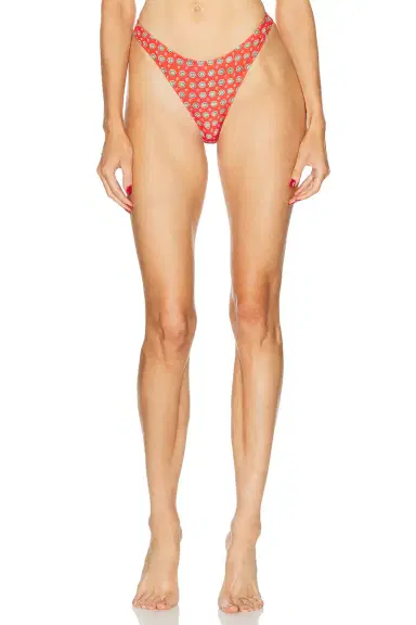 Heavy Manners High Cut Cheeky Bikini Bottom | Thumbnail 1 Heavy Manners High Cut Cheeky Bikini Bottom | Thumbnail 1
