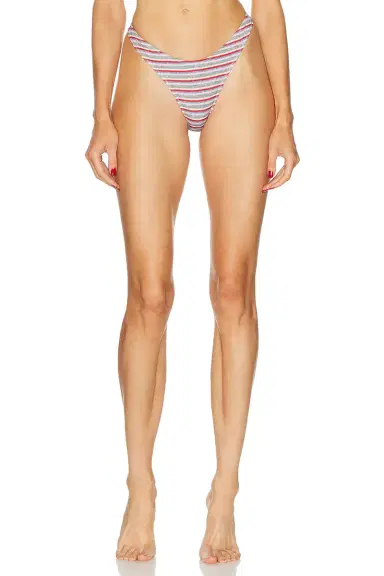 Heavy Manners High Cut Cheeky Bikini Bottom | Thumbnail 1 Heavy Manners High Cut Cheeky Bikini Bottom | Thumbnail 1