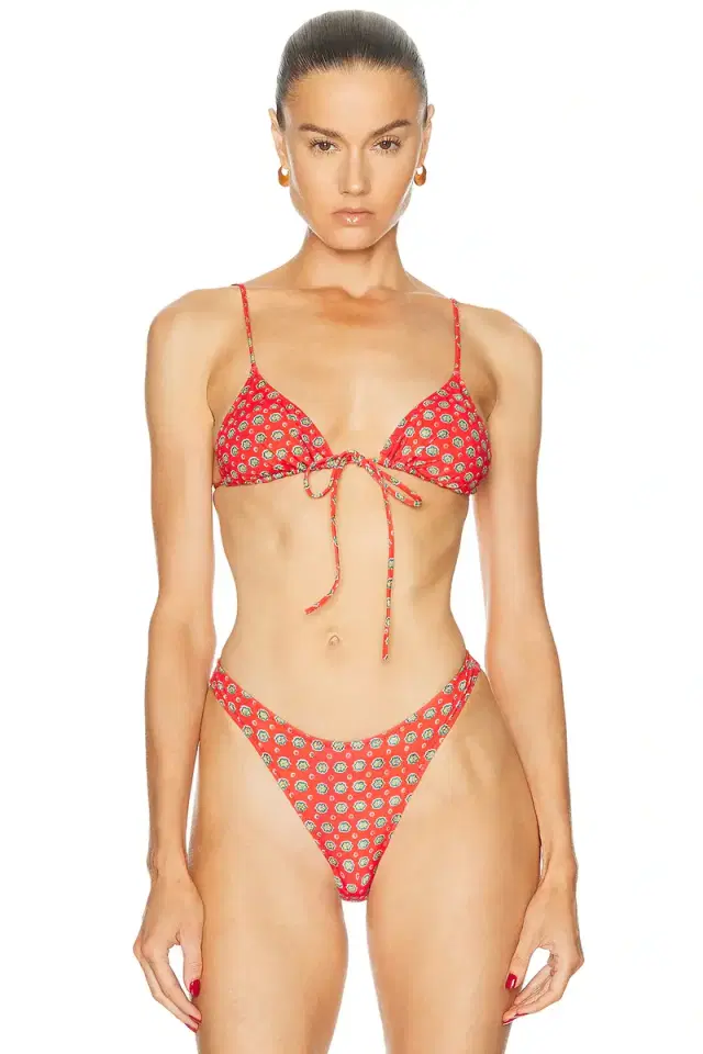 Triangle Front Tie Bikini Top