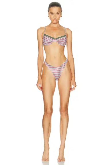 Heavy Manners Ruffled Up Underwire Bikini Top | Thumbnail 4 Heavy Manners Ruffled Up Underwire Bikini Top | Thumbnail 4