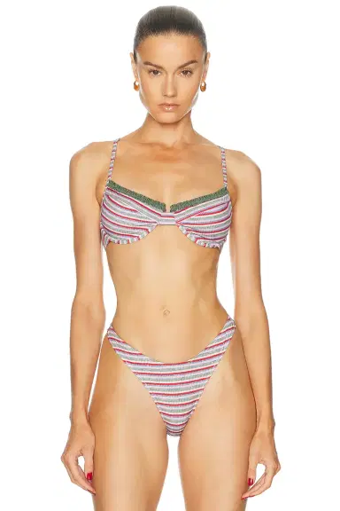 Heavy Manners Ruffled Up Underwire Bikini Top | Thumbnail 1 Heavy Manners Ruffled Up Underwire Bikini Top | Thumbnail 1