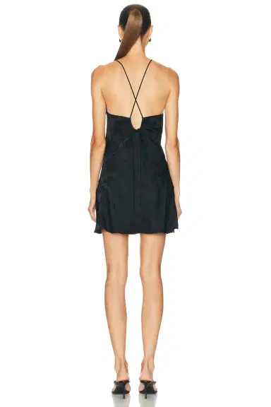 Saint Laurent Deep V Slip Dress | Thumbnail 3