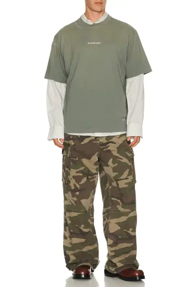 Acne Studios Exford Stamp Mending Tee | Thumbnail 3 Acne Studios Exford Stamp Mending Tee | Thumbnail 3