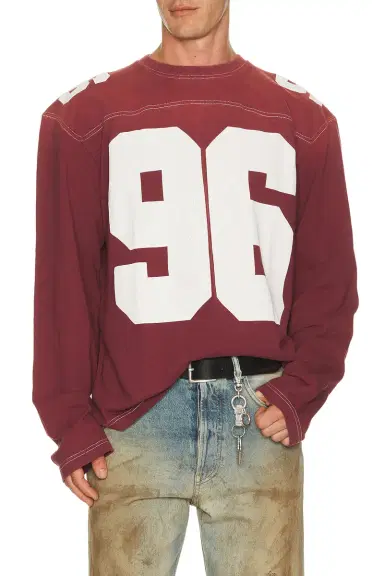 Acne Studios Exfold Soccer Tee | Thumbnail 1 Acne Studios Exfold Soccer Tee | Thumbnail 1