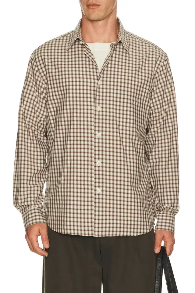 Theory Park Check Weekend Shirt