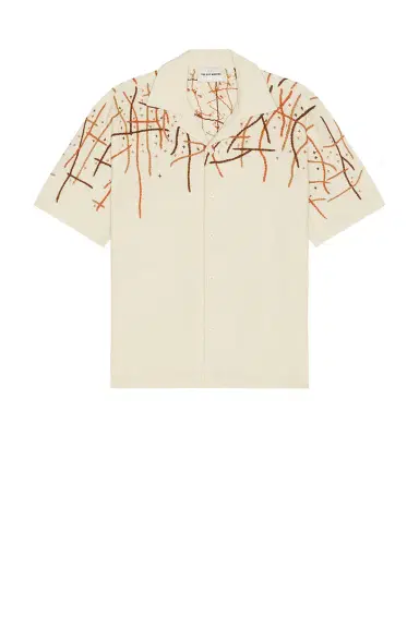 Pas Une Marque Rooted Embroidery Linen Shirt | Thumbnail 4