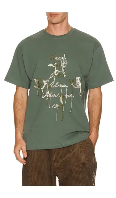 Pas Une Marque Hand Stitched Embroidery Ceci Tee | Thumbnail 6