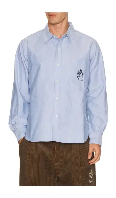 Brain Dead Brooks Brothers California Selvedge Oxford Button Up Shirt | Thumbnail 6 Brain Dead Brooks Brothers California Selvedge Oxford Button Up Shirt | Thumbnail 6