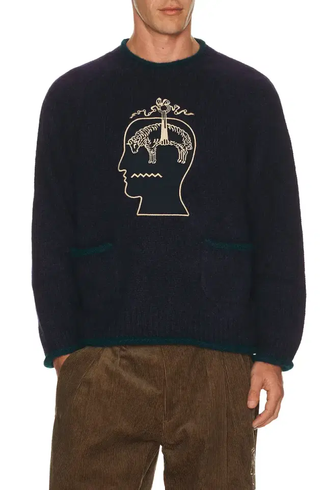 Brain Dead Brooks Brothers California Rolled Neck Sweater