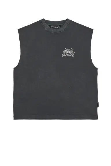 Palm Angels Palm Leaf Distressed Tank | Thumbnail 4 Palm Angels Palm Leaf Distressed Tank | Thumbnail 4