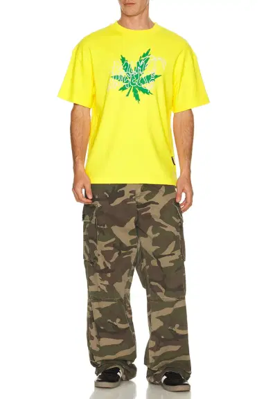Palm Angels Palm Leaf Regular Tee | Thumbnail 3