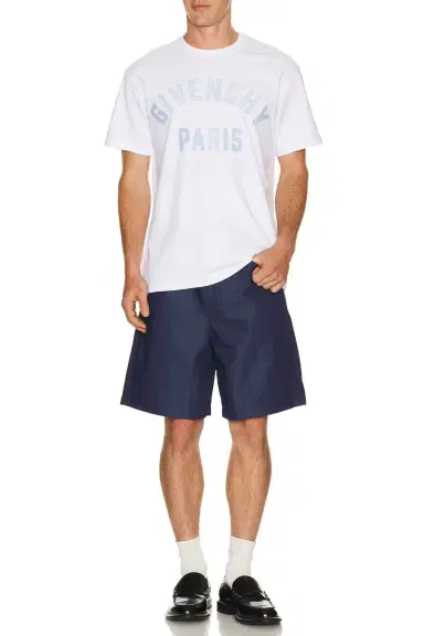 Givenchy Paris Applique Ribbon Regular Fit T-Shirt | Thumbnail 3