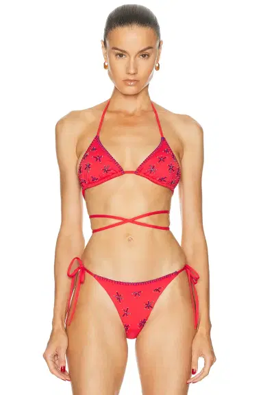 Staud Lido Triangle Bikini Top | Thumbnail 2 Staud Lido Triangle Bikini Top | Thumbnail 2