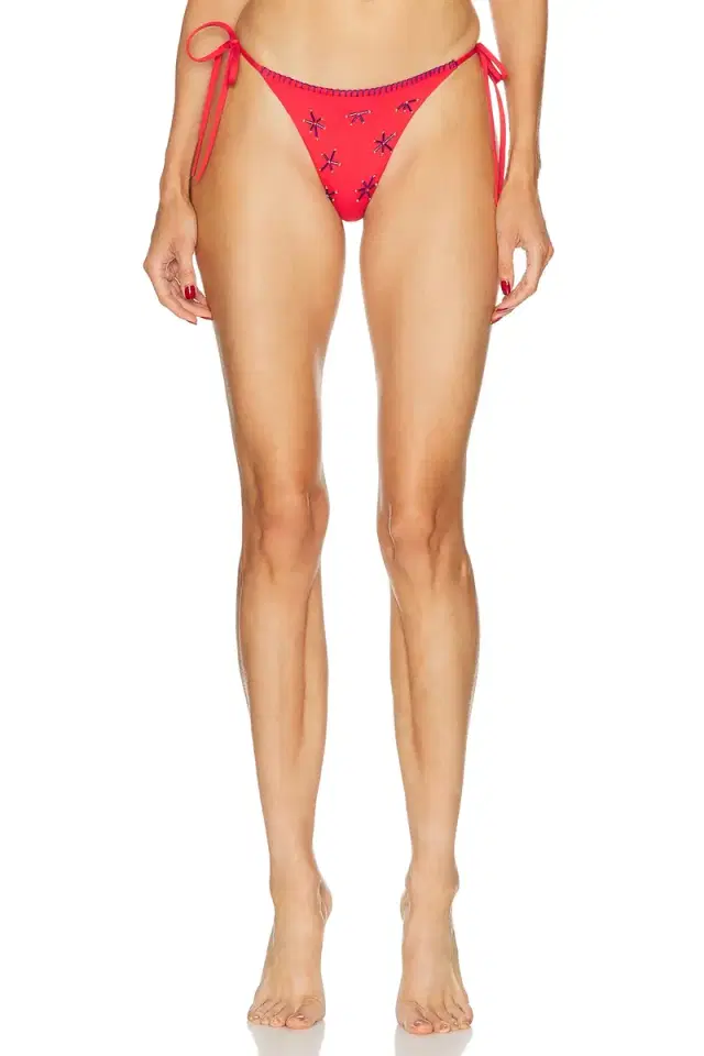 Staud Sisley Side Tie Bikini Bottom