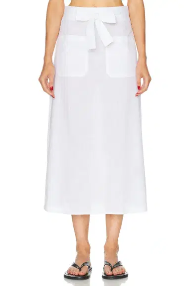 Toteme Tie Waist Skirt | Thumbnail 1 Toteme Tie Waist Skirt | Thumbnail 1