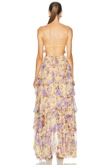 PatBO Peony Butterfly Maxi Dress | Thumbnail 3