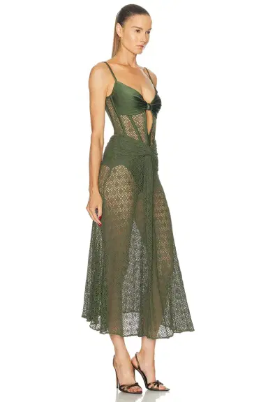 PatBo Sirena Mesh Maxi Dress | Thumbnail 2 PatBo Sirena Mesh Maxi Dress | Thumbnail 2
