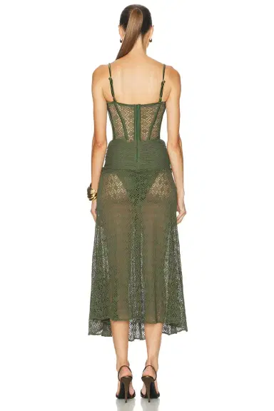 PatBo Sirena Mesh Maxi Dress | Thumbnail 3 PatBo Sirena Mesh Maxi Dress | Thumbnail 3