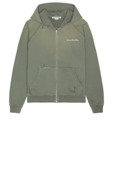 Acne Studios Fupiter Stamp Mending Hoodie | Thumbnail 4