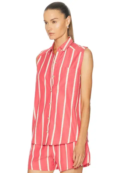 DONNI. The Pop Sleeveless Striped Top | Thumbnail 2
