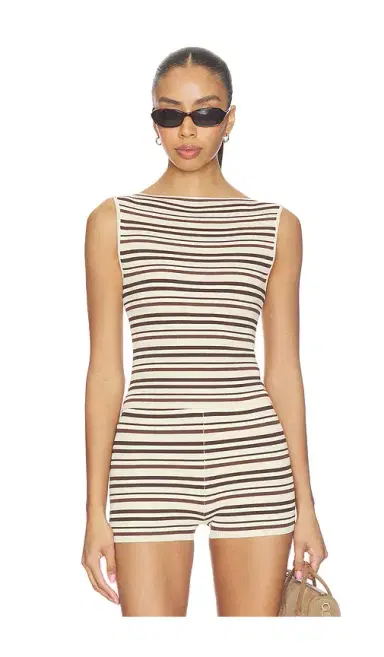 L'Academie Taylar Stripe Tank | Thumbnail 6