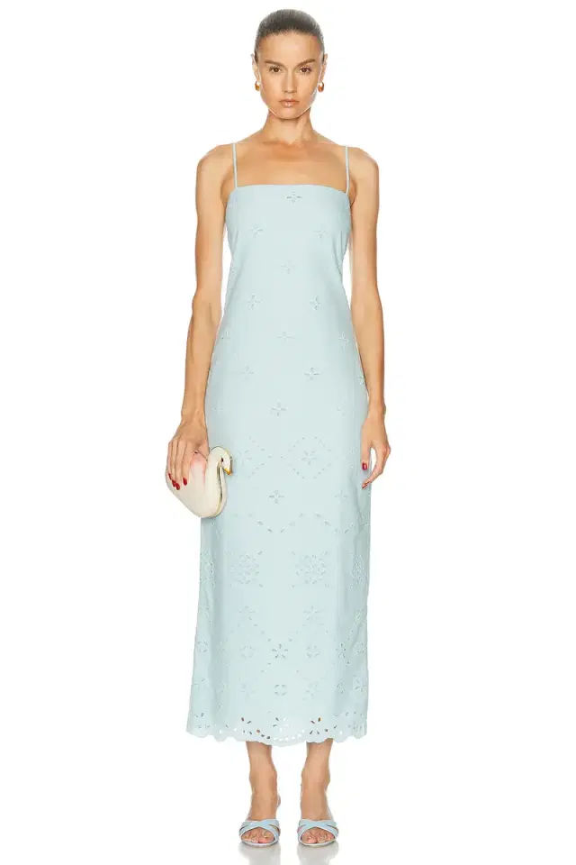 Hemant & Nandita Hana Strappy Midi Dress