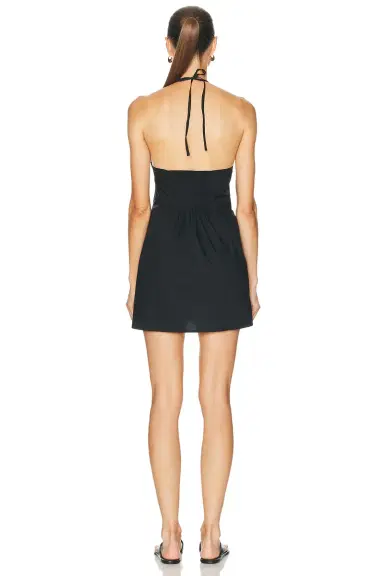 Deiji Studios Cinched Halter Dress | Thumbnail 3