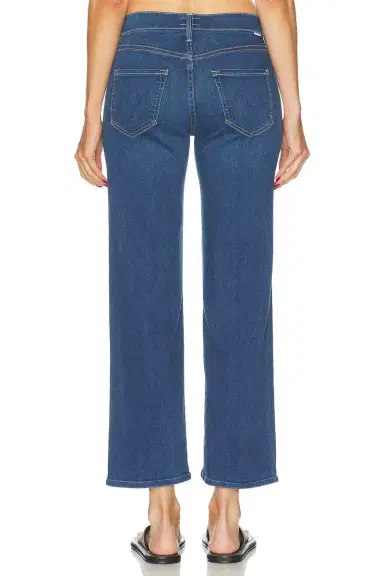 Mother The Mid Rise Rambler Zip Flood Jeans | Thumbnail 4