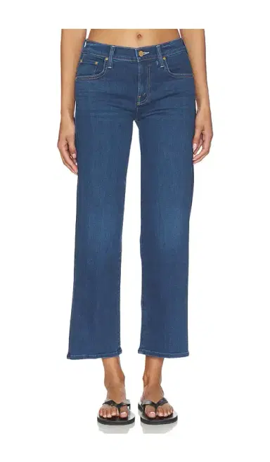 Mother The Mid Rise Rambler Zip Flood Jeans | Thumbnail 7