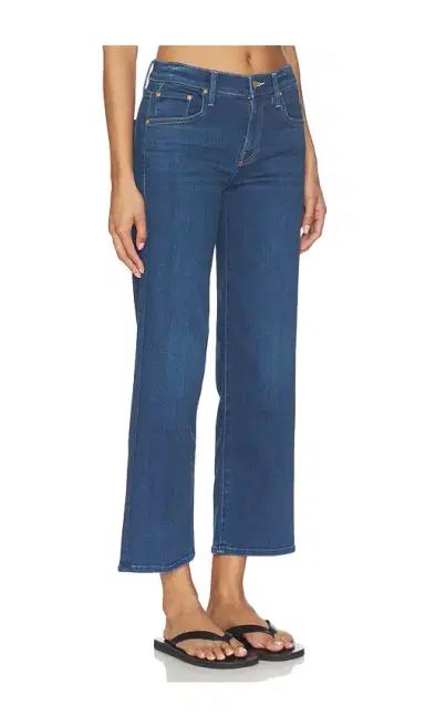 Mother The Mid Rise Rambler Zip Flood Jeans | Thumbnail 8