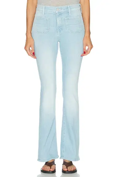 MOTHER Patch Pocket Weekend Jeans | Thumbnail 1