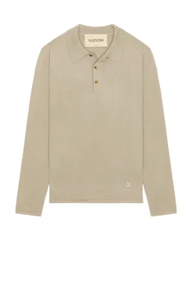 Valentino Vlogo Long Sleeve Polo | Thumbnail 4