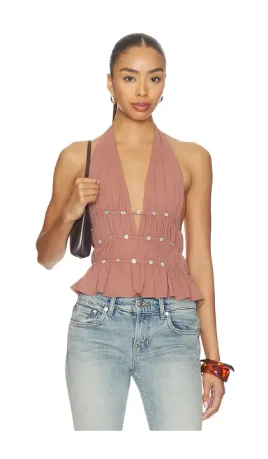 superdown Ramona Halter Top | Thumbnail 1 superdown Ramona Halter Top | Thumbnail 1