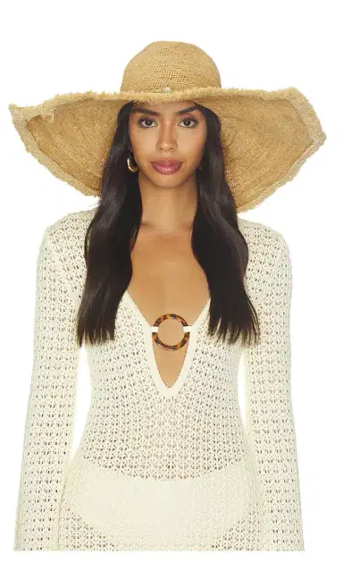 florabella Beverly Crochet Raffia Sunhat | Thumbnail 1
