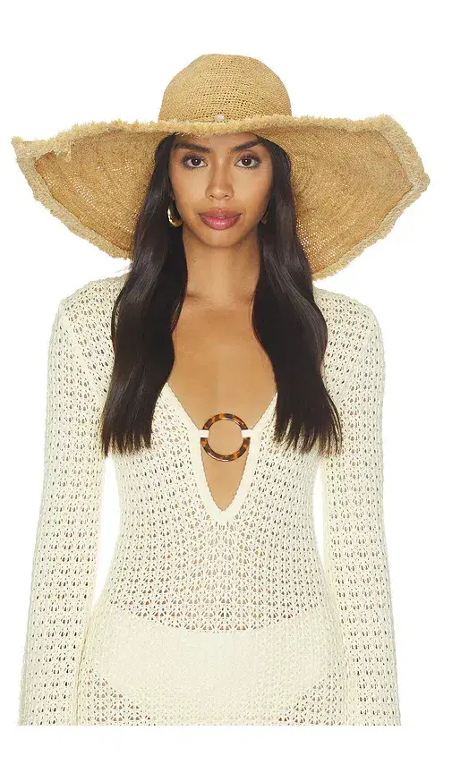 florabella Beverly Crochet Raffia Sunhat