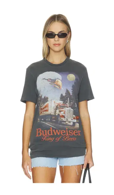 Junk Food Budweiser Semi Tee | Thumbnail 3
