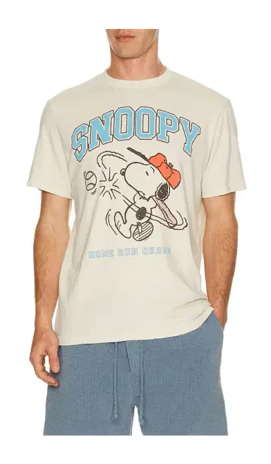 Junk Food Snoopy Home Run Champ Tee | Thumbnail 1 Junk Food Snoopy Home Run Champ Tee | Thumbnail 1