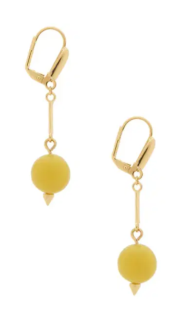 Eddie Borgo Beaded Sphere Teardrop Earrings | Thumbnail 2