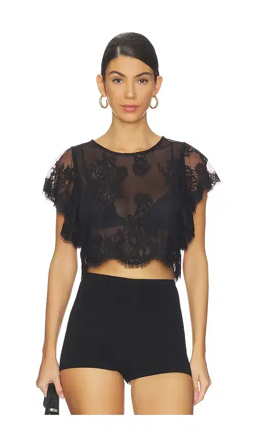 Lunar Ash Lace Top