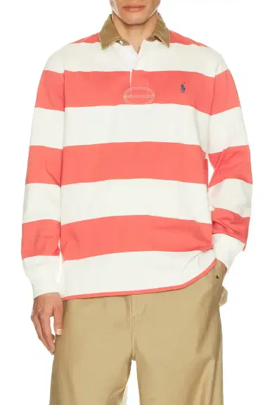 Polo Ralph Lauren Long Sleeve Collared Rugby Shirt | Thumbnail 3