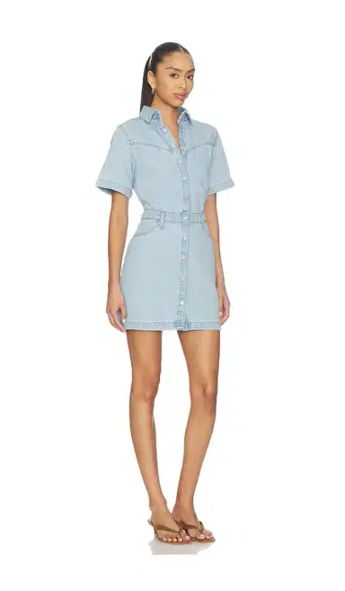 Levi's Short Sleeve Logan Western Dress | Thumbnail 2 Levi's Short Sleeve Logan Western Dress | Thumbnail 2